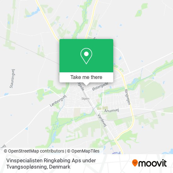 Vinspecialisten Ringkøbing Aps under Tvangsopløsning map