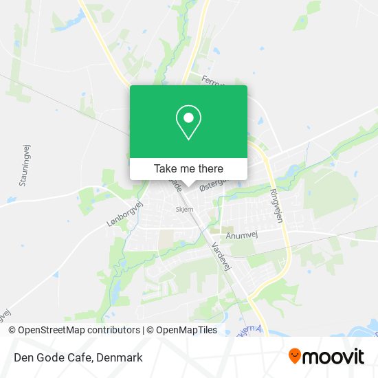 Den Gode Cafe map