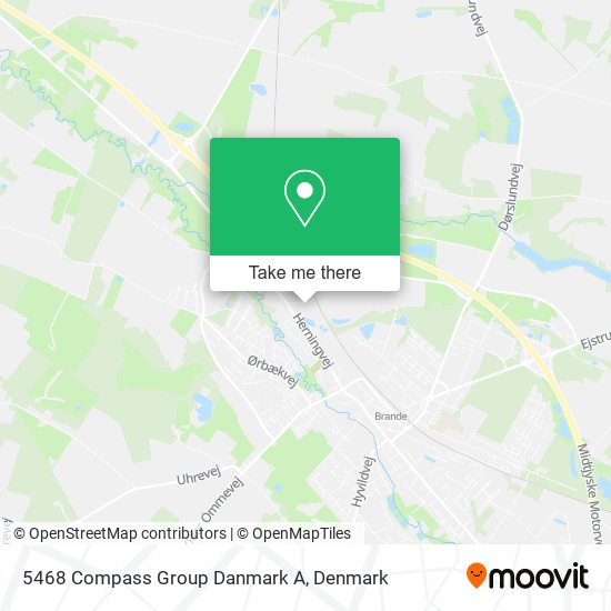 5468 Compass Group Danmark A map