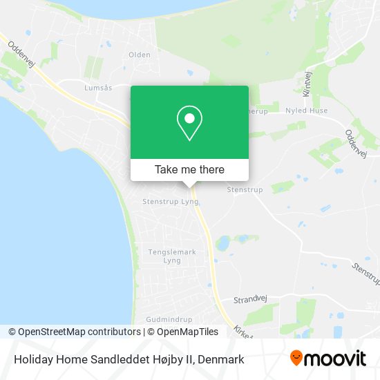 Holiday Home Sandleddet Højby II map