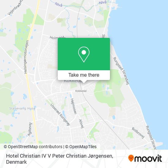Hotel Christian IV V Peter Christian Jørgensen map