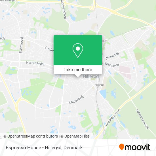Espresso House - Hillerød map