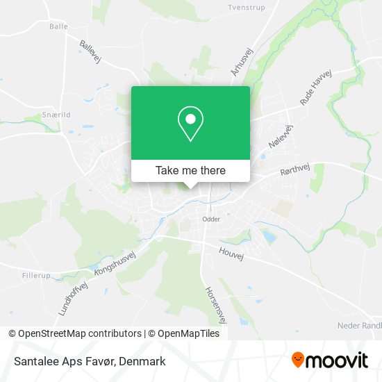 Santalee Aps Favør map