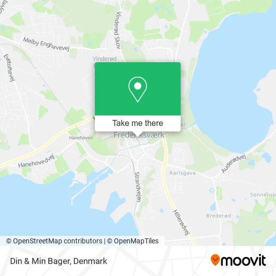 Din & Min Bager map