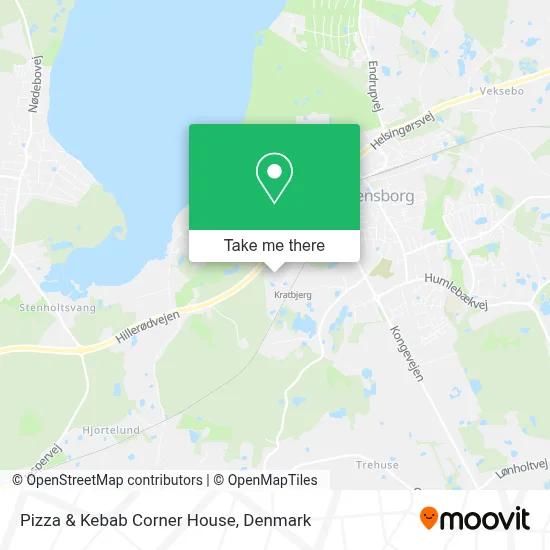 Pizza & Kebab Corner House map
