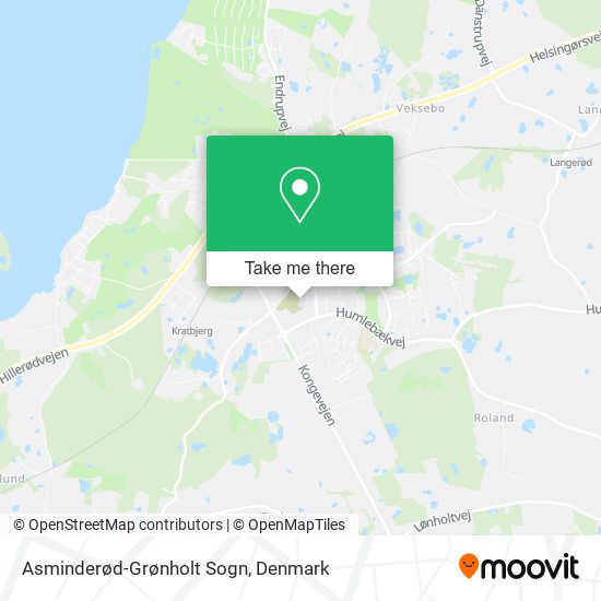 Asminderød-Grønholt Sogn map