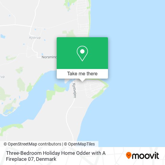 Three-Bedroom Holiday Home Odder with A Fireplace 07 map