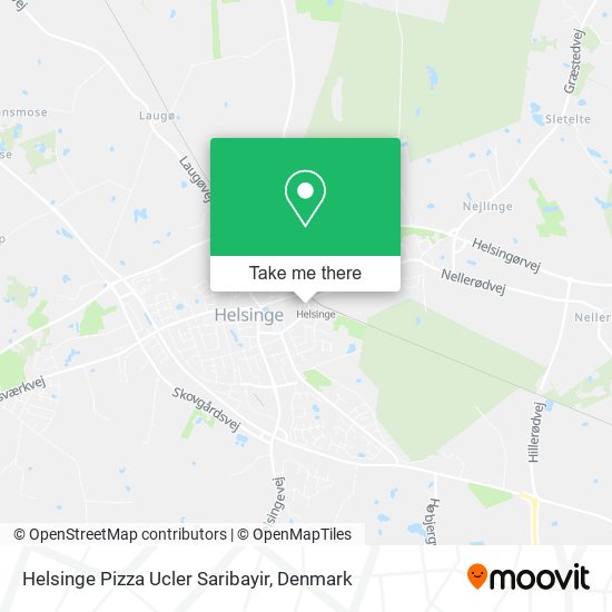 Helsinge Pizza Ucler Saribayir map