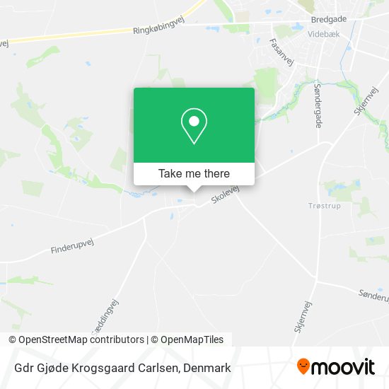 Gdr Gjøde Krogsgaard Carlsen map