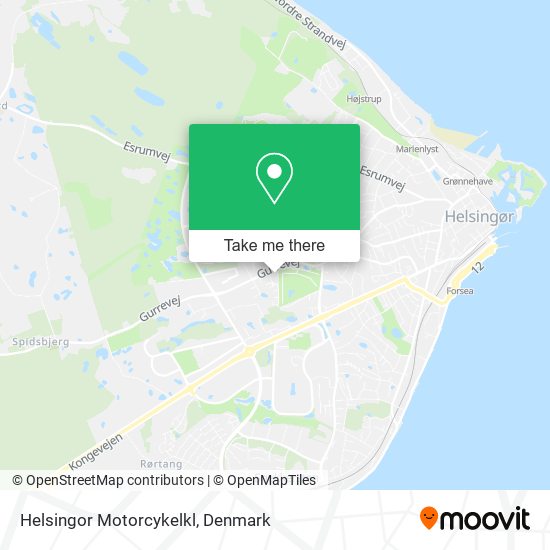 Helsingor Motorcykelkl map