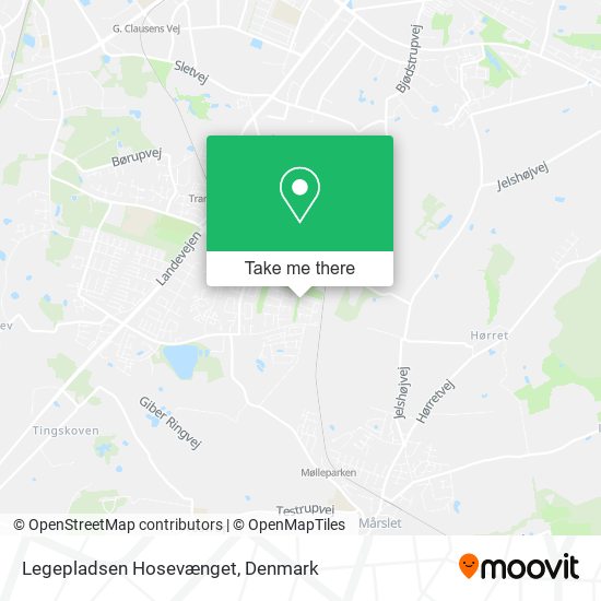 Legepladsen Hosevænget map