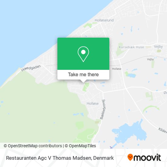 Restauranten Agc V Thomas Madsen map