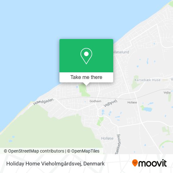 Holiday Home Vieholmgårdsvej map