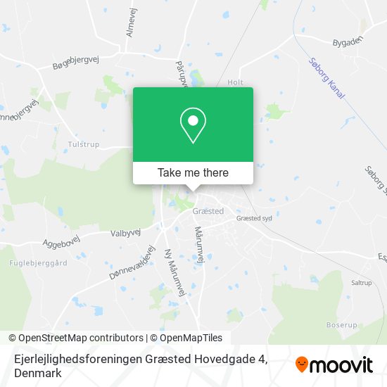 Ejerlejlighedsforeningen Græsted Hovedgade 4 map