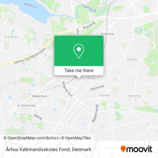 Århus Købmandsskoles Fond map
