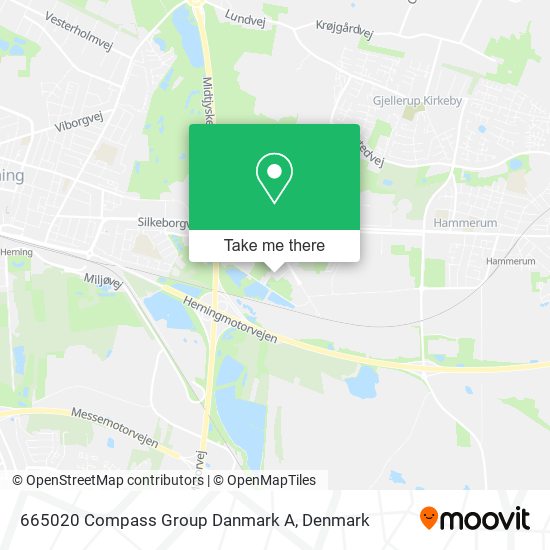 665020 Compass Group Danmark A map