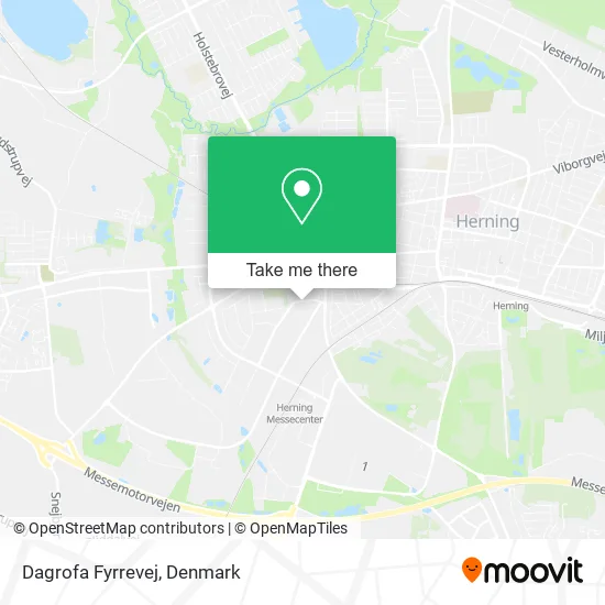 Dagrofa Fyrrevej map