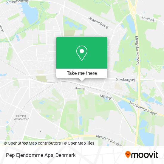 Pep Ejendomme Aps map