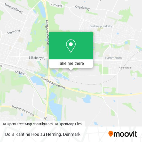 Ddl's Kantine Hos au Herning map