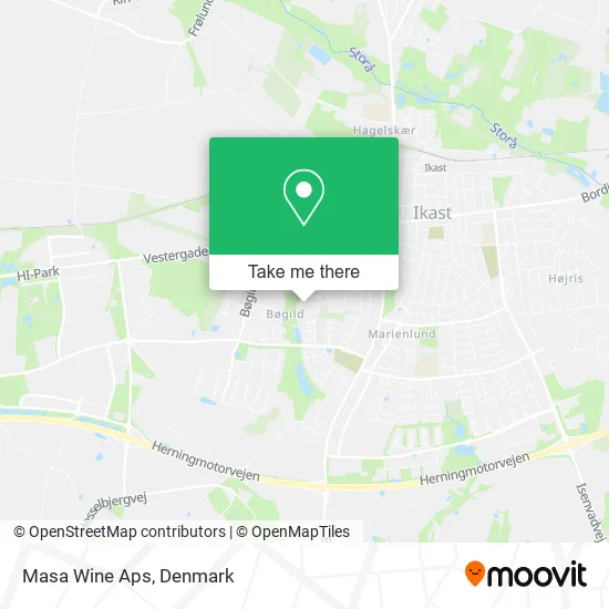 Masa Wine Aps map