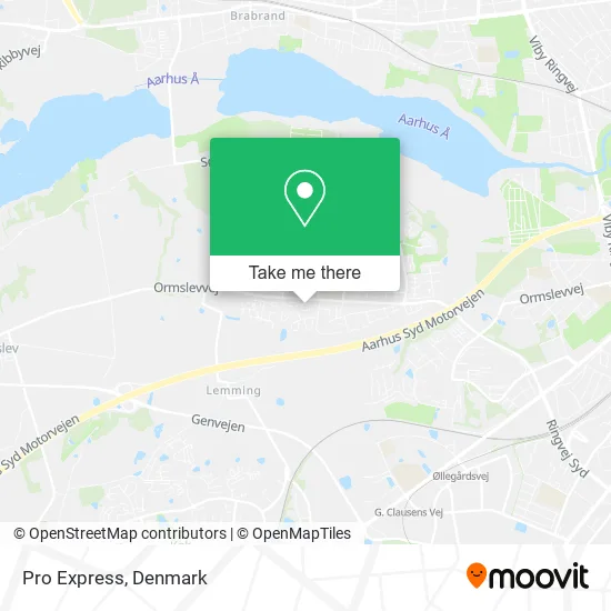 Pro Express map