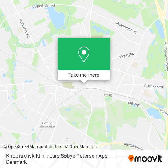 Kiropraktisk Klinik Lars Søbye Petersen Aps map