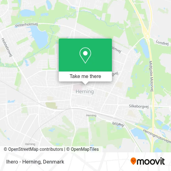 Ihero - Herning map