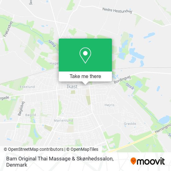 Bam Original Thai Massage & Skønhedssalon map