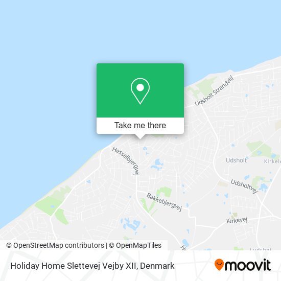 Holiday Home Slettevej Vejby XII map