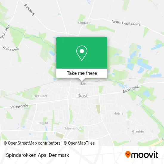Spinderokken Aps map