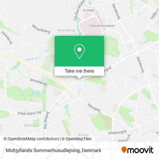 Midtjyllands Sommerhusudlejning map