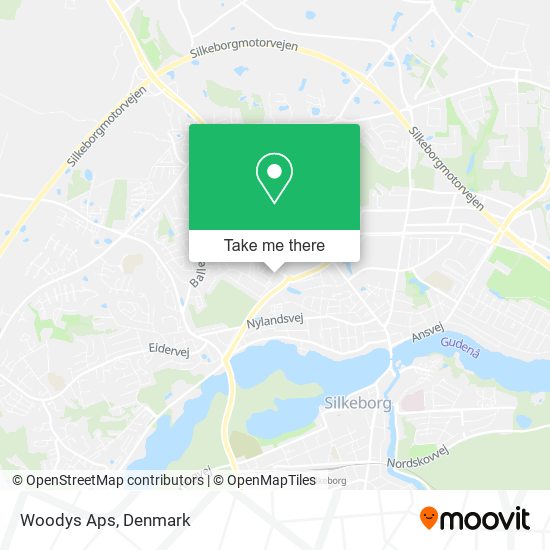 Woodys Aps map