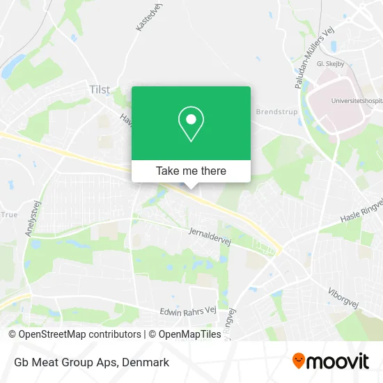 Gb Meat Group Aps map