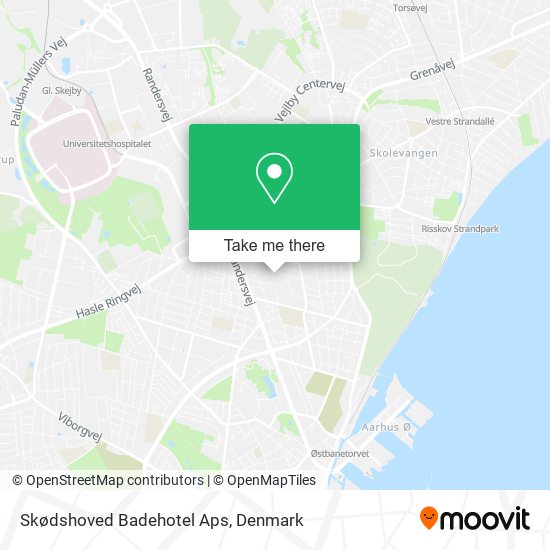 Skødshoved Badehotel Aps map