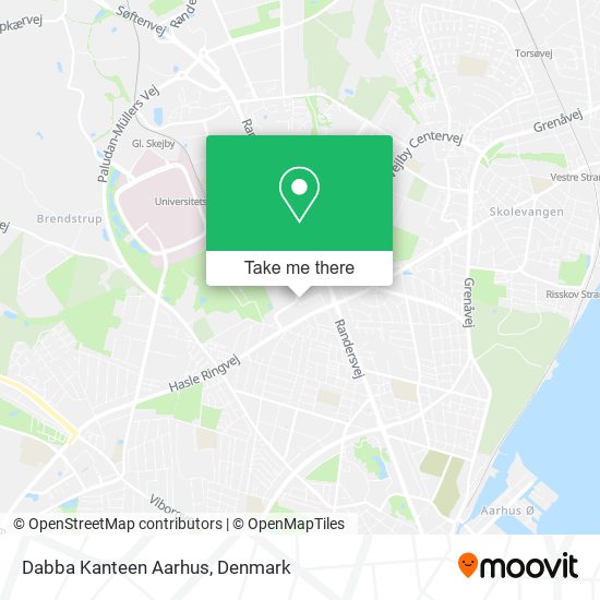 Dabba Kanteen Aarhus map