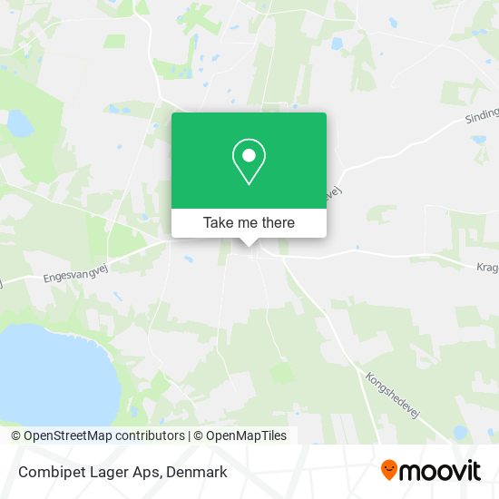 Combipet Lager Aps map