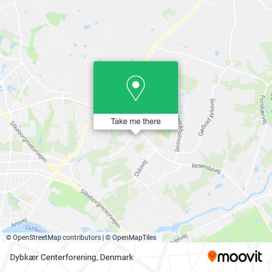 Dybkær Centerforening map