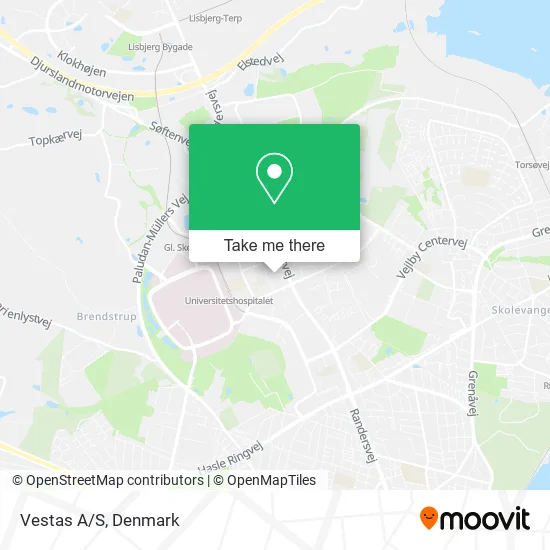 Vestas A/S map