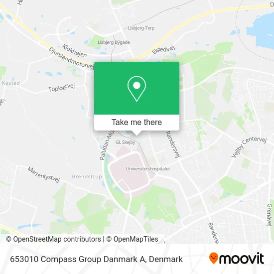 653010 Compass Group Danmark A map