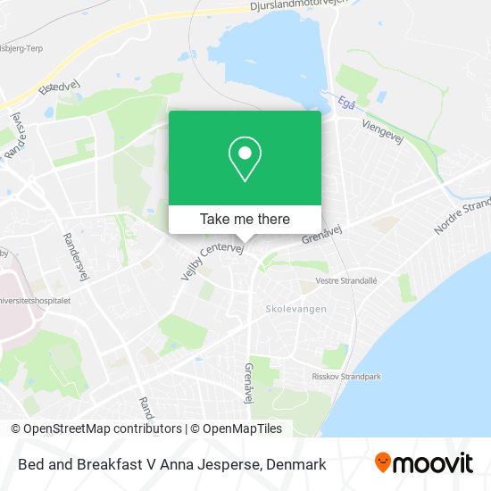 Bed and Breakfast V Anna Jesperse map