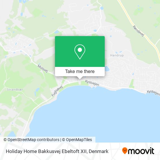 Holiday Home Bakkusvej Ebeltoft XII map