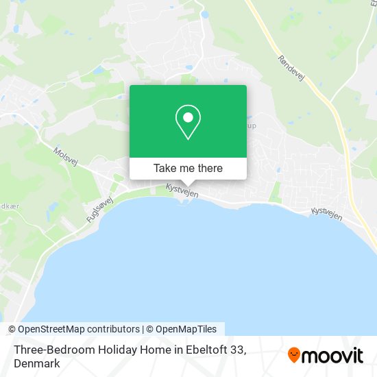 Three-Bedroom Holiday Home in Ebeltoft 33 map