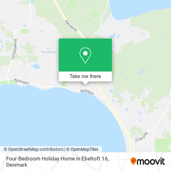 Four-Bedroom Holiday Home in Ebeltoft 16 map