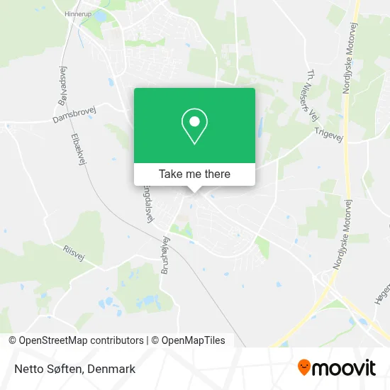 Netto Søften map