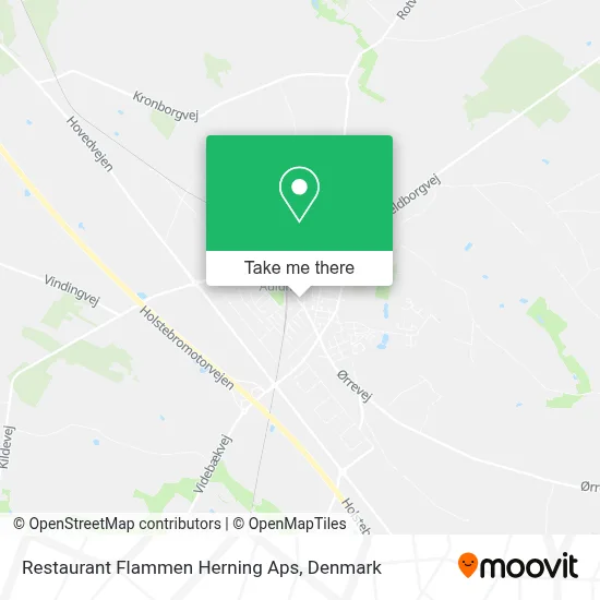 Restaurant Flammen Herning Aps map