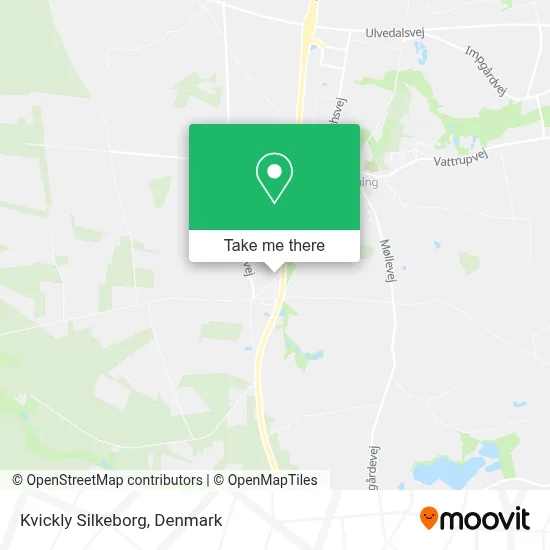 Kvickly Silkeborg map