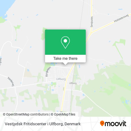 Vestjydsk Fritidscenter i Ulfborg map