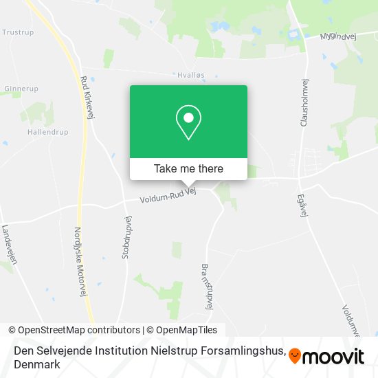 Den Selvejende Institution Nielstrup Forsamlingshus map