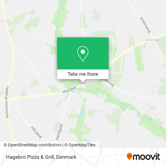 Hagebro Pizza & Grill map