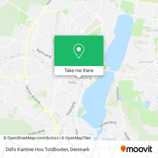 Ddl's Kantine Hos Toldboden map